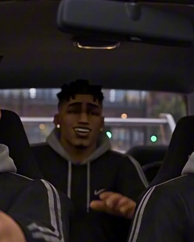 The getaway crew finds a baby in the back seat